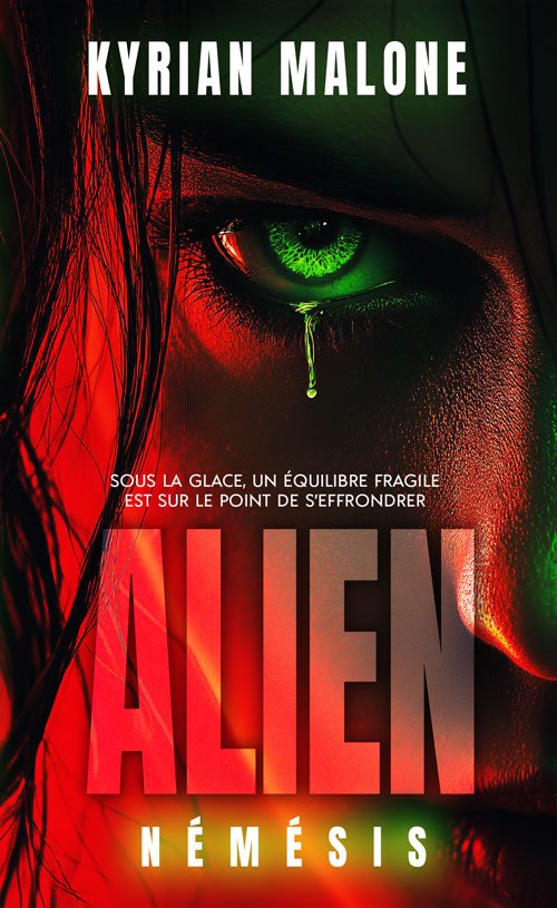Couverture d'Alien Némésis thriller lesbien de science-fiction inspiré de la saga Alien