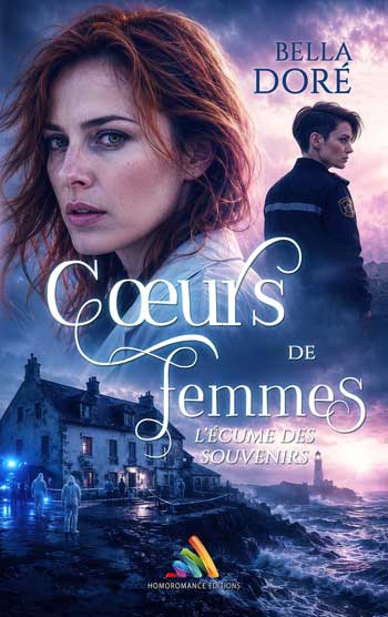 Couverture de Cœurs de femmes L'écume des souvenirs thriller saphique de Bella Doré