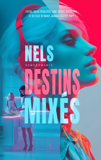 Couverture de Destins Mixés romance fantastique lesbienne de Nels DJ