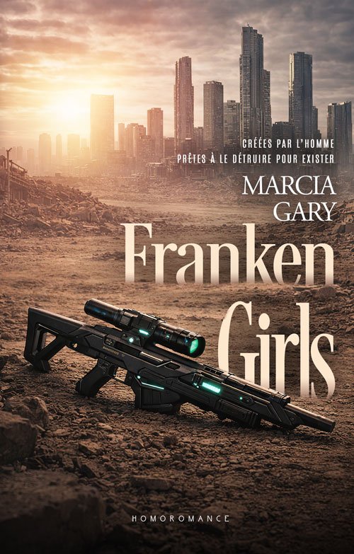 Couverture de Frankengirl science-fiction lesbienne post-apocalyptique de Marcia Gary