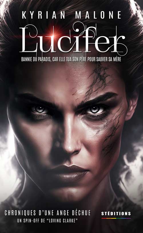 Couverture de Lucifer roman lesbien de Kyrian Malone centré sur Regina Queen