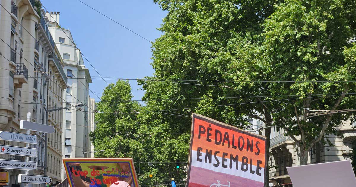 Marche des fiertés lesbiennes Lyon 2026 place Louis-Pradel