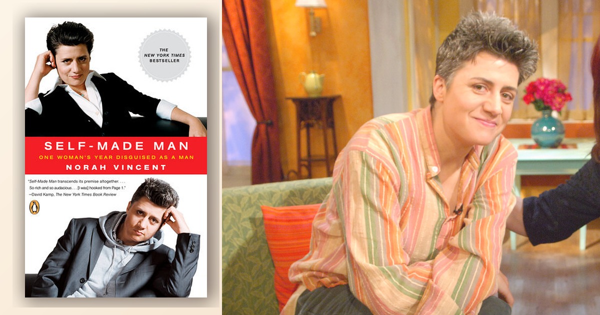 Norah Vincent, journaliste américaine lesbienne, autrice de Self-Made Man, 18 mois déguisée en homme