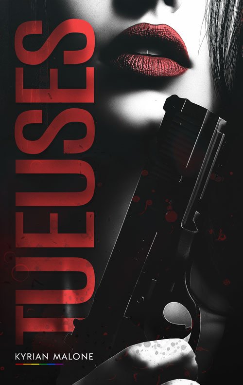 Couverture de Tueuses thriller lesbien d'action du Queenverse de Kyrian Malone
